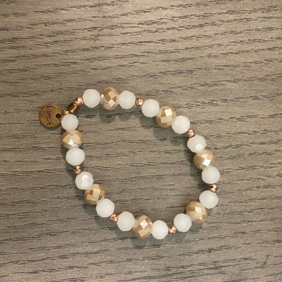 Gold and White Erimish Bracelets. - Picture 3 of 3